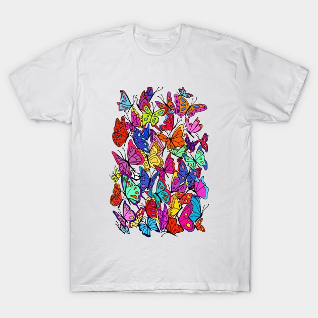 Butterflies T-Shirt by ogfx